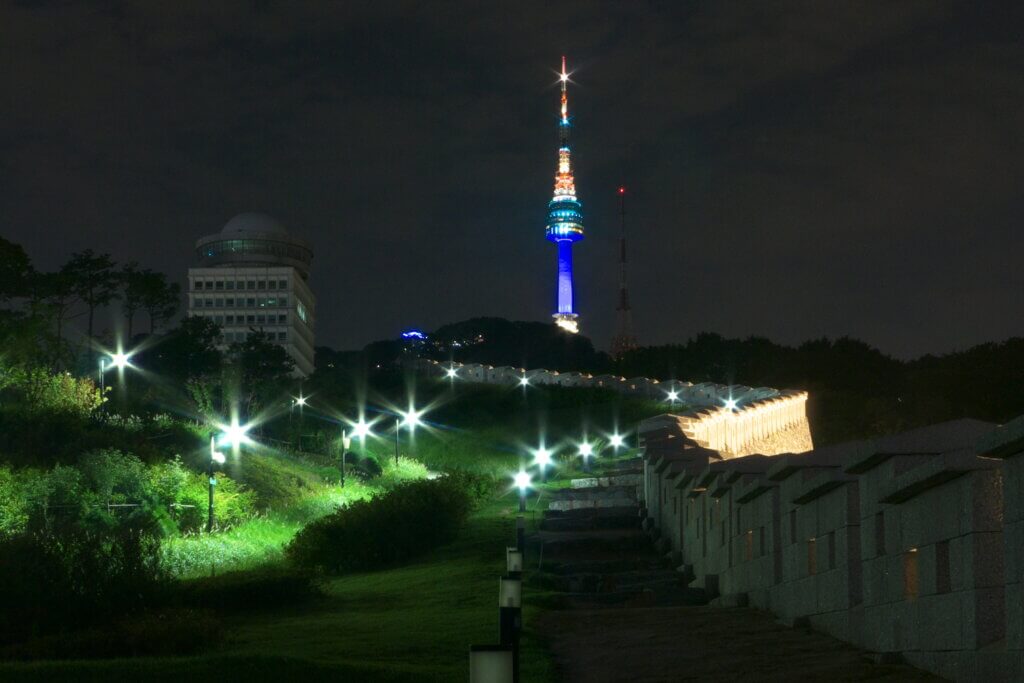 Seoul Tower from Namsan Park